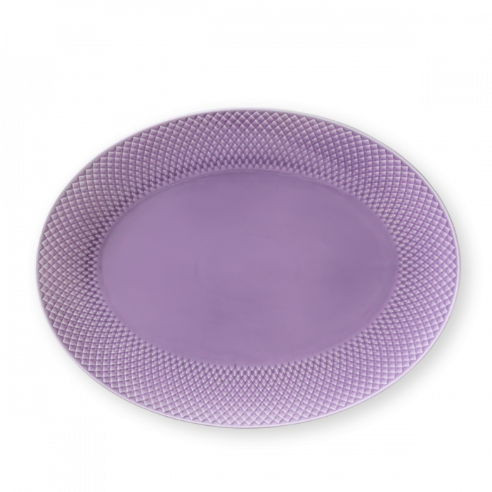 Rhombe Color Servierplatte - Lila - Porzellan
