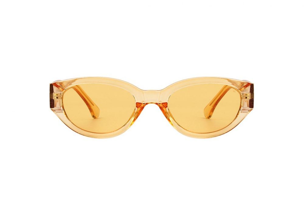 Sonnenbrille Winnie Yellow Transparent