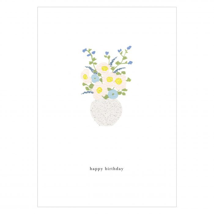 Grußkarte Birthday Flowers