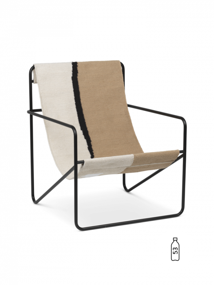 Desert Lounge Chair Black/ Soil