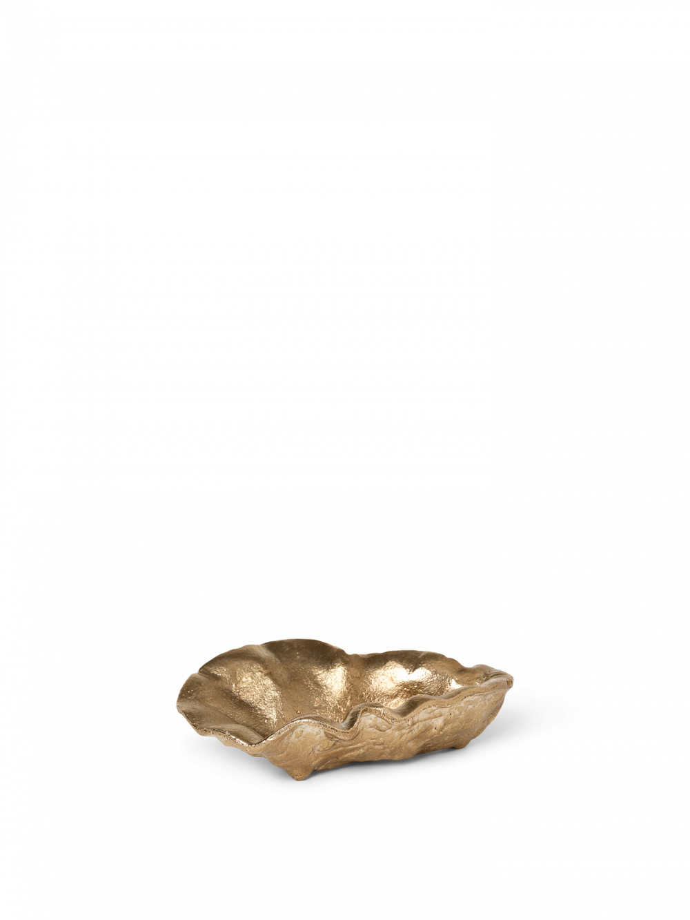 Oyster Schale Brass