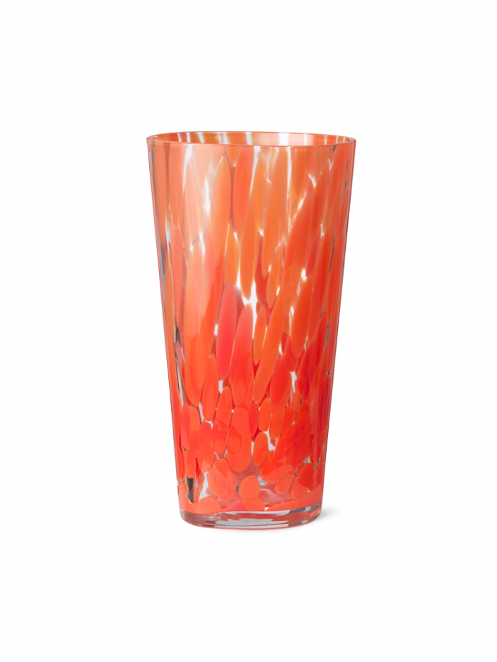 Casca Vase Poppy Red