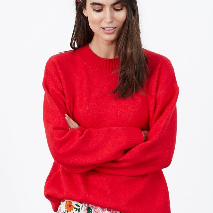 Silas Pullover Red