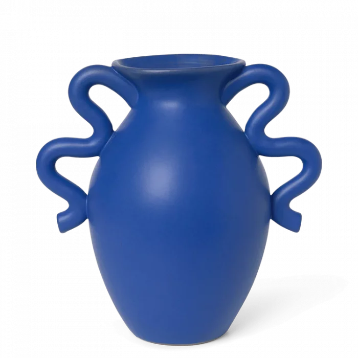 Verso Vase Bright Blue