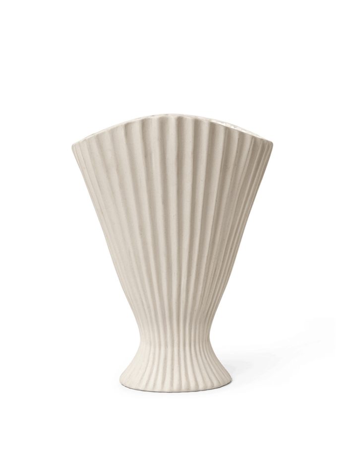 Fountain Vase Off-White
