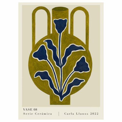 Vase 08 - Carla Llanos 30x40, The Poster Club