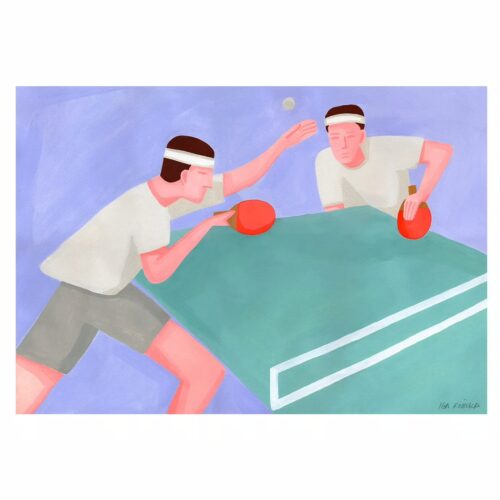 Ping Pong - Iga Kosicka 30x40, The Poster Club