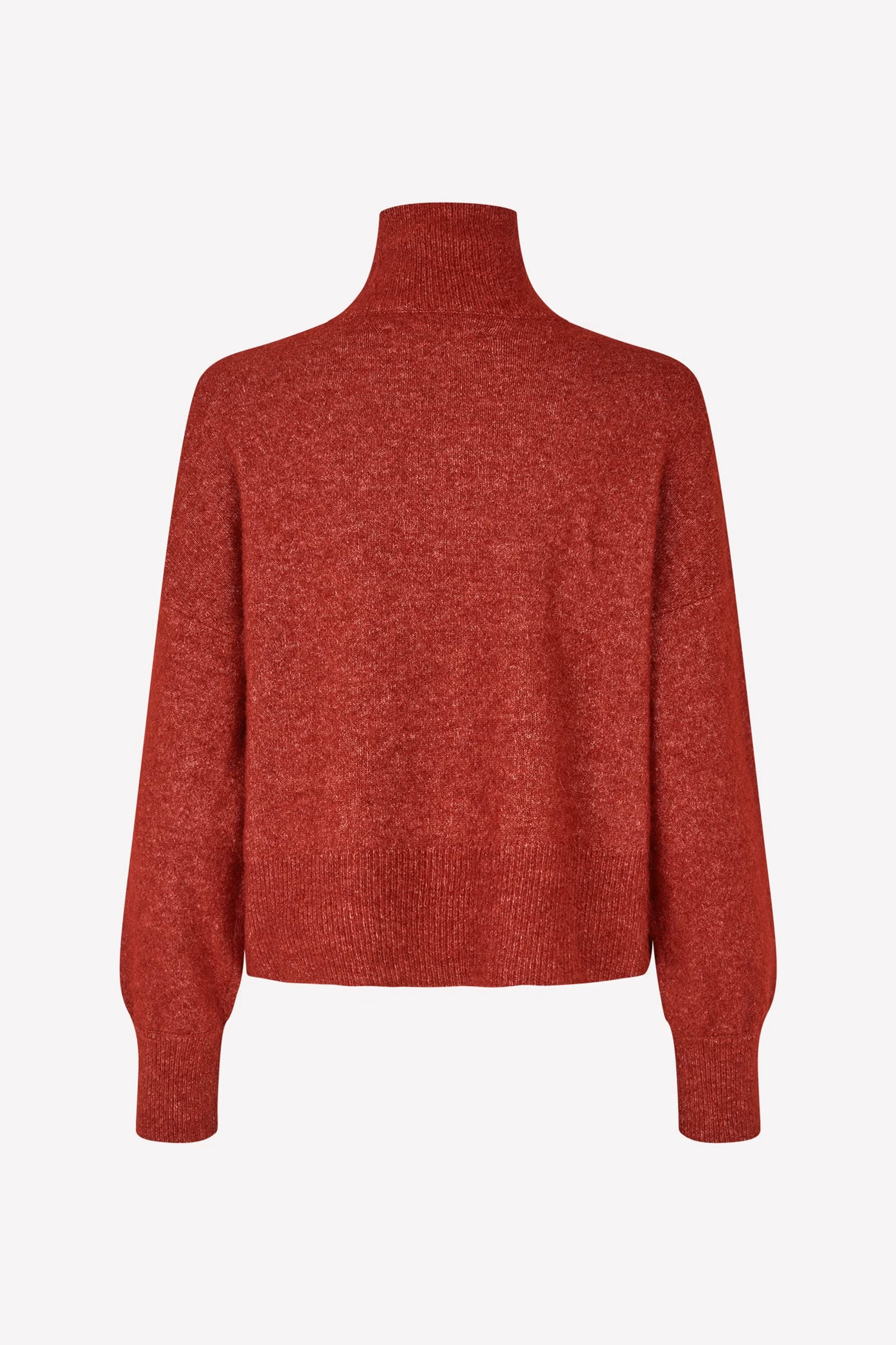 Nola Rollkragenpullover Sun-Dried Tomato, Samsoe Samsoe – Bild 2