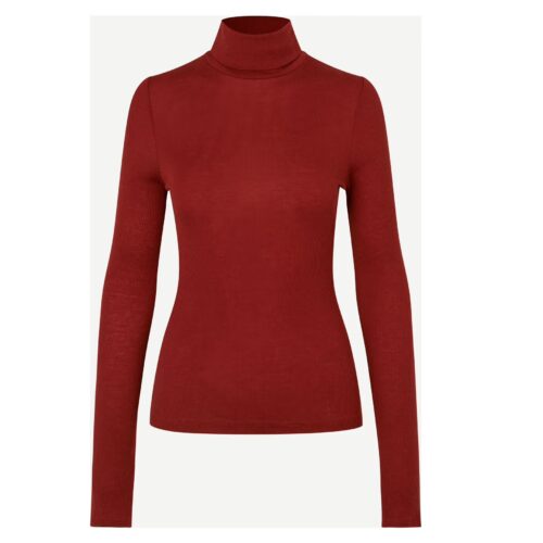 Sasonnet Rollkragenshirt Sun-Dried Tomato, Samsoe Samsoe