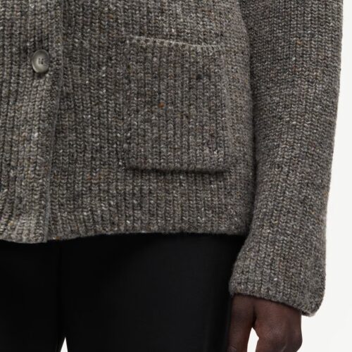 Saamanda Cardigan Lead Gray Mel, Samsoe Samsoe – Bild 4
