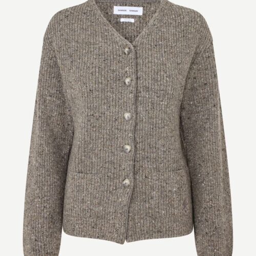 Saamanda Cardigan Lead Gray Mel, Samsoe Samsoe