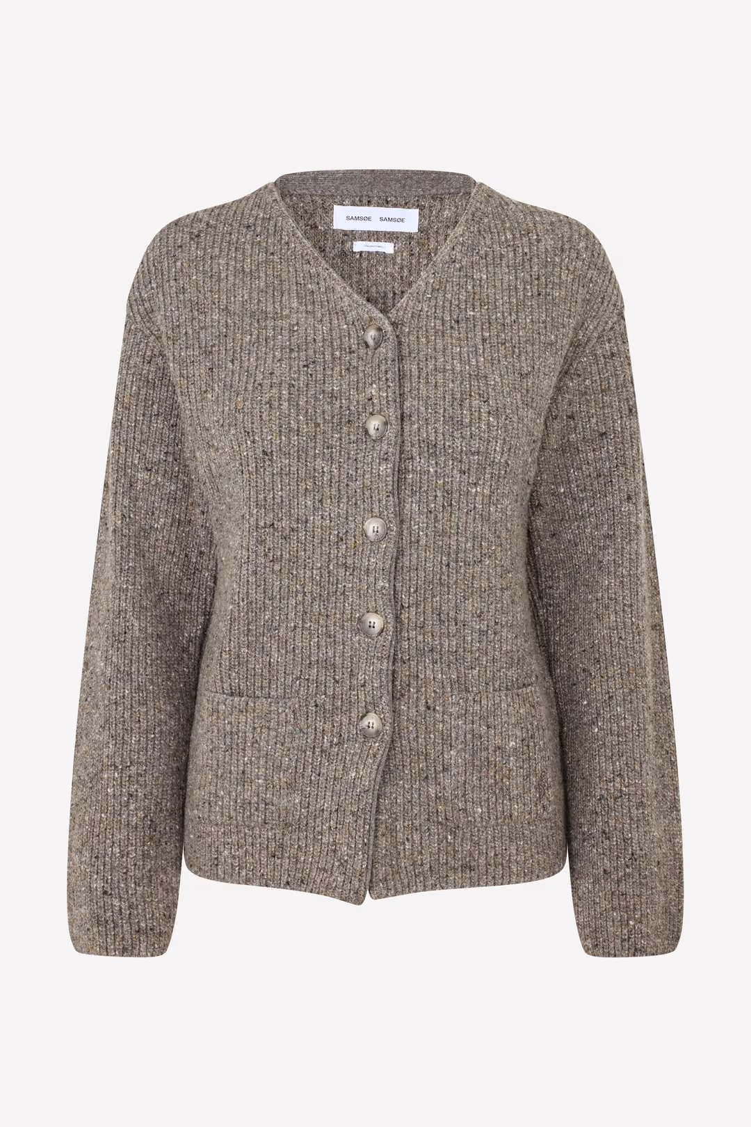 Saamanda Cardigan Lead Gray Mel, Samsoe Samsoe